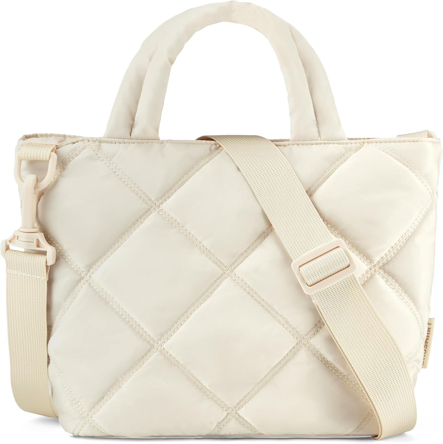 Chic Quilted Crossbody Bag for Women - Stylish Puffer Tote Handbag
