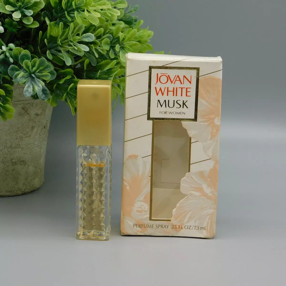 Vintage Jovan White Musk By Coty for Women Perfume Spray .25 oz