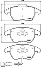 BREMBO BREMSSCHEIBEN Ø310MM + BREMSBELÄGE VORNE & HINTEN für SKODA Superb II 