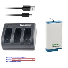 Kastar Battery Triple Charger for GoPro ACDBD-001 ACBAT-001 ACCBAT-001 Battery