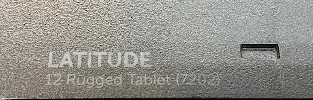 Dell LATITUDE Rugged Tablet 7202 12 Touch M-5Y71 CPU@1.4GHz/128GB SSD 8GB 2Batt. - Image 2 of 4
