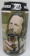 White Russian 12 oz Empty Beer Can 903 Brewing TX Big Lebowski The Dude Abides