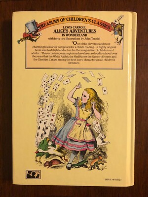 Alice's Adventures In Wonderland by L. Carroll, Hardcover 1980