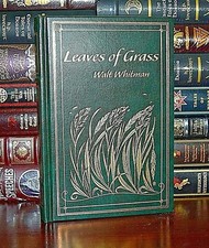 Leaves of Grass by Walt Whitman New Leather Bound Collectible Hardcover Gift