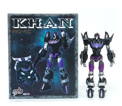 SXS Hot Rod R04C Hot Flame KHAN Rodimus Prime IDW Dark Action Figure in stock