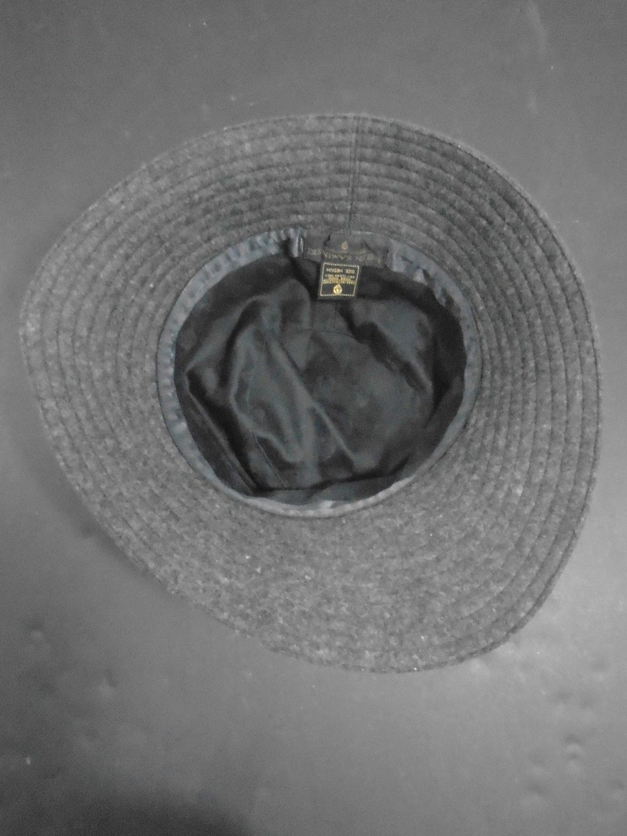 VINTAGE HELEN KAMINSKI Grey Wool Hat Size M VINTAGE RARE HELEN KAMINSKI WOMEN main image 3