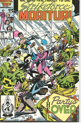 Strikeforce Morituri #4,5,11 by Peter Gillis & Brent Anderson (Marvel 1987)