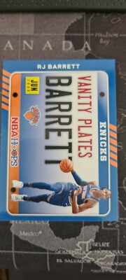 nba hoops 2020-21 vanity plates RJ Barrett
