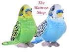 ~❤️~Wild Republic AUSTRALIAN NATIVE BUDGERIGAR Soft Toy Plush BUDGIE BIRD~❤️~