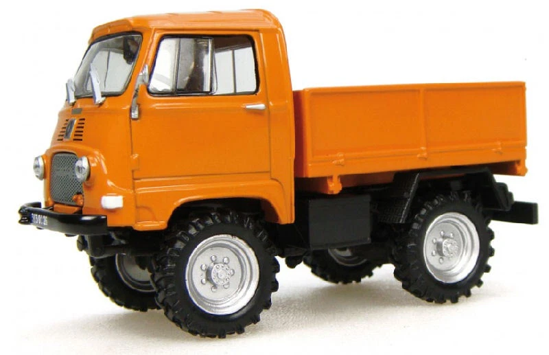 MODELLINO CAMION STATICO UNIVERSAL HOBBIES RENAULT SIMPAR CASTOR 1200D 1965 1/43 - Immagine 4 di 4