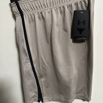 2-2026-NEW WITH TAGS-Under Armour Men's Project Rock  Payoff Mesh Shorts-blk,k-M