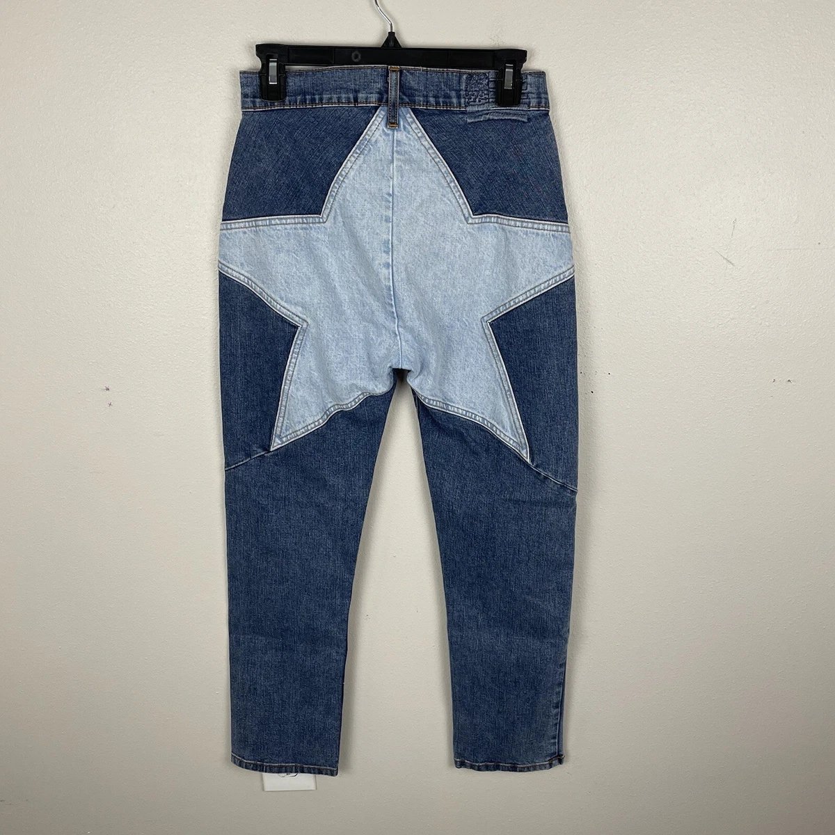 REVICE Stargazer Venus Star Denim High Waisted Skinny Jeans Womens Size 27 Blue