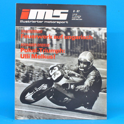 DDR Illustrierter Motorsport IMS 8 1987 Sachsenring Schleizer Dreieck Frohburg H
