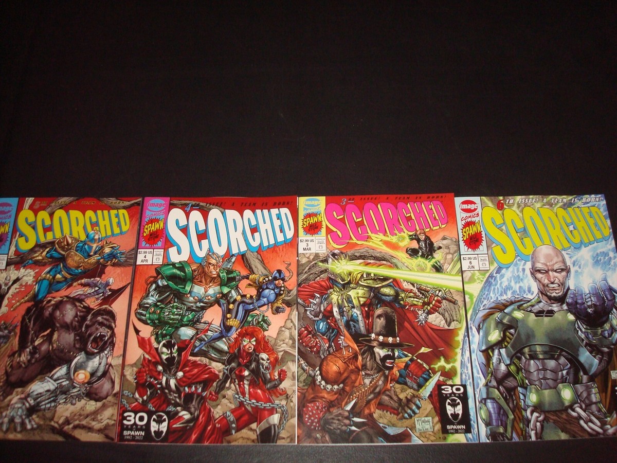 Spawn Scorched 3 4 5 6 Complete X-Men Jim Lee Homage McFarlane
