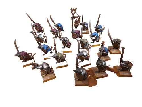 Warhammer Skaven - Painted Warplock Jezzails - Item 424-8 | eBay