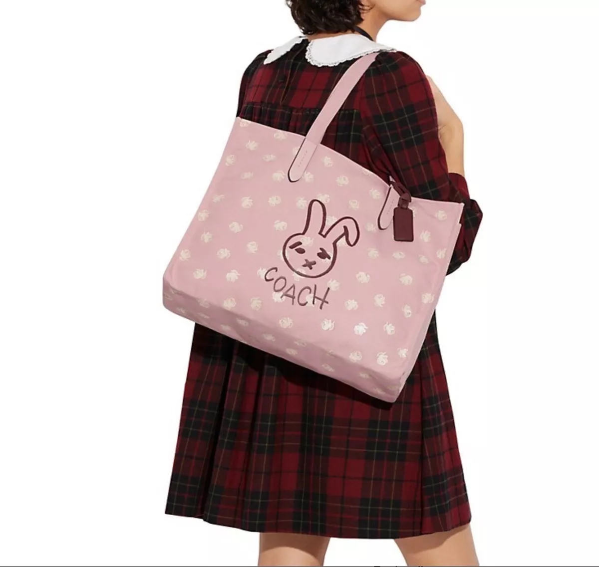 Shop COACH Bunny Graphic Tote Bag