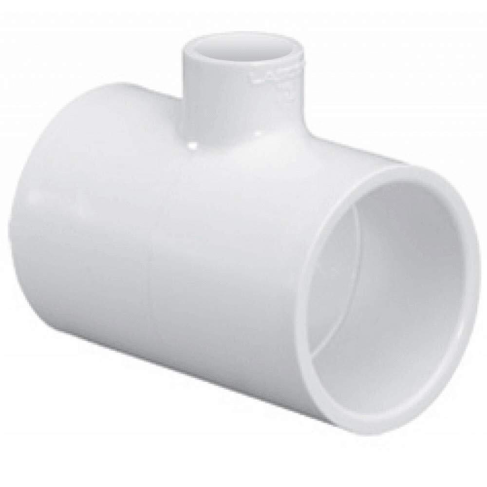 Lasco 401-335 3" x 3" x 1" PVC Schedule 40 Reducing Tee