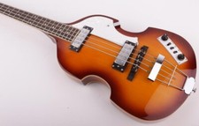 Sunburst color 4strings electric violin bass right hand