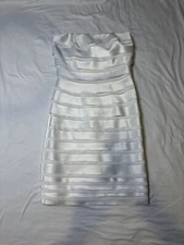 White House Black Market - Strapless Dress Wedding Formal Cocktail Prom White