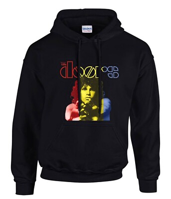 The Doors Jim Morrison Rockband Rock Hooded Kapuzenpullover Schwarz -31185 -SW