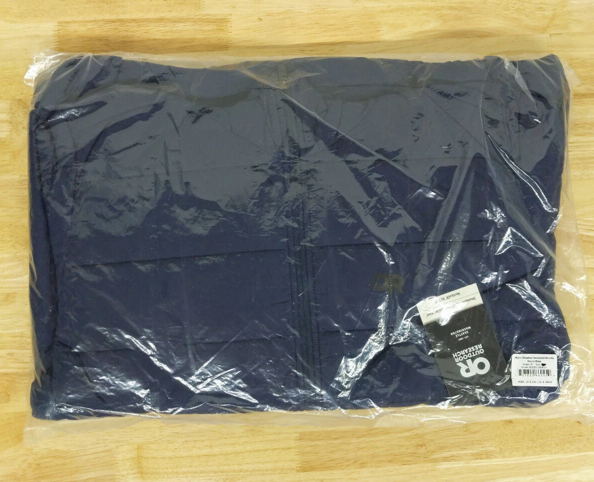 Outdoor Research Shadow Insulated Hoodie Jacket in Navy Blue