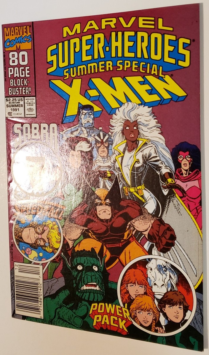 MARVEL SUPER-HEROES SUMMER SPECIAL 6 1991 X-Men SABRA Power Pack