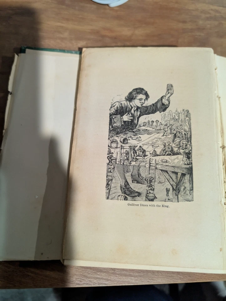 1885 Rare Victorian Book - Gulliver's Travels and Baron Munchausen, Illustrated  - Image 3 of 4