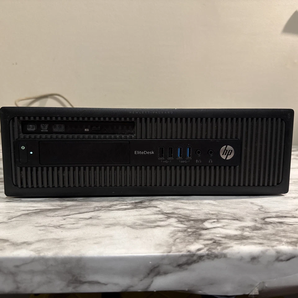 HP Compaq 8200 Elite (250GB HDD, Intel Core i5-2400, 3.10GHz, 4GB) SFF Desktop - - Image 2 of 4