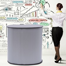 Portable Tradeshow Display Podium Table Exhibition Counter Reception Desk