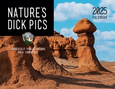 Nature's D*ck Pics 2025 Funny Calendar | White Elephant | Secret Santa