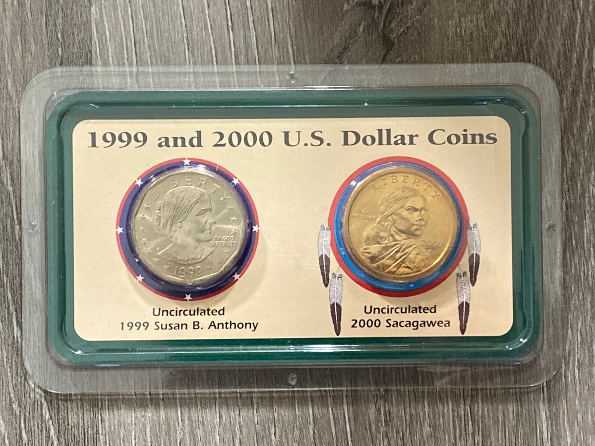 Littleton 1999 and 2000 U.S. Dollar Uncirculated Coins Susan B