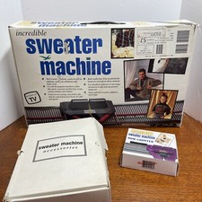 Incredible Sweater Machine Knitting Kit Vintage As Seen on TV - No Video