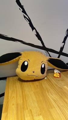 NWT - Pokemon Eevee - Plush Face Pillow 25 ''x 12'' - Toy Factory