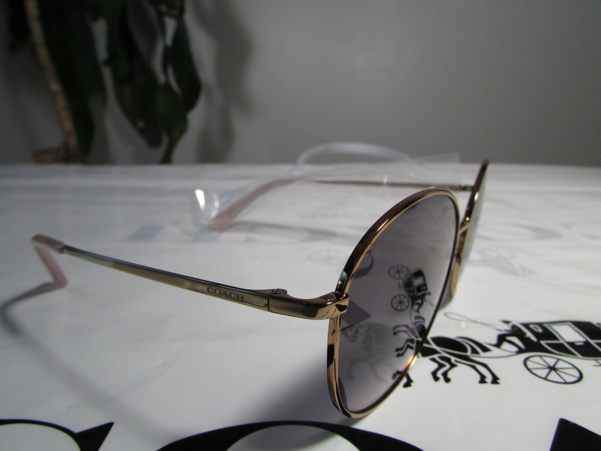 COACH NWT Lia Round Violet Gradient Sunglasses Coach HC8132 L109 Sunglasses | Free Shipping | EZContacts.com main image 2