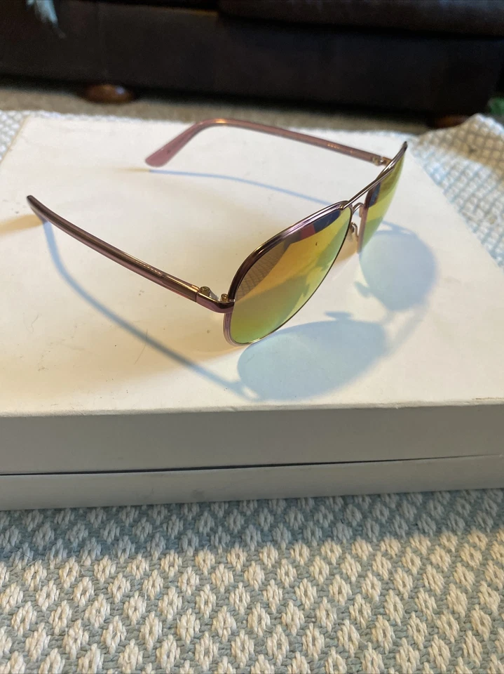 Gafas de sol de aviador Juicy Couture para mujer con lente espejada rosa JU574/S con estuche Foto 2 de 4