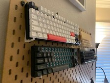 2x LARGE 20mm IKEA SKADIS Pegboard Accessory Mechanical Mount Holder Display