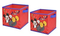 Disney Mickey Mouse Storage Cubes, Set Of 2, 10-inch , New, Free Shipping on sale Disney Mickey Mouse Storage Cubes, Set Of 2, 10-inch , New, Free Shipping on sale
