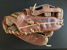 VTG Wilson Baseball Glove Fieldmaster A2611 Youth 11" Snap Action Grip Leather