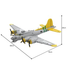 B-17 Flying Fortress Aircraft MOC Plane Build...