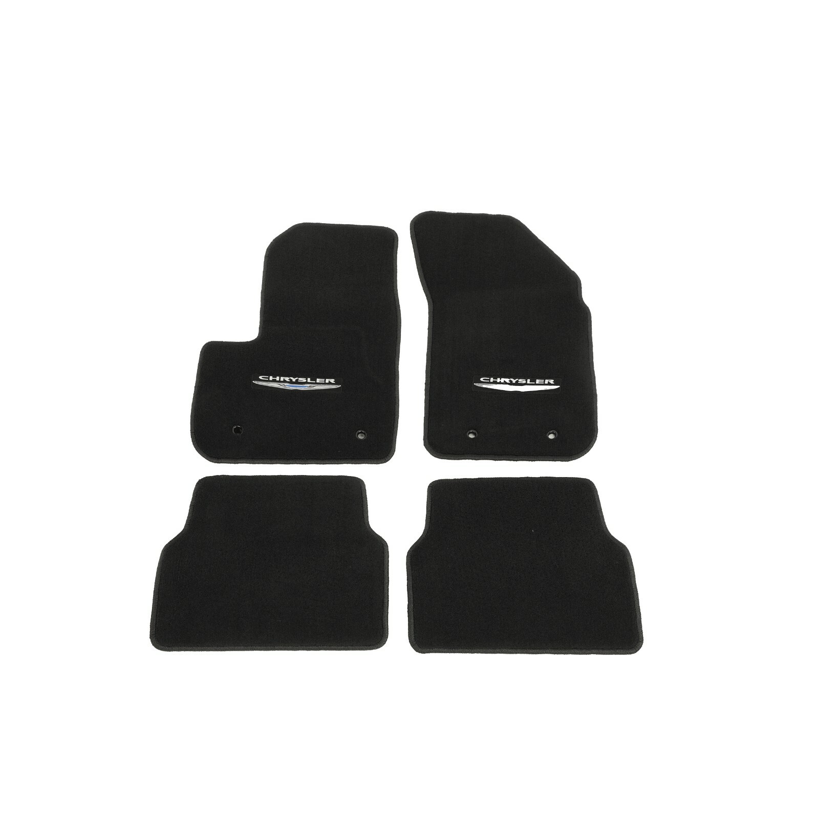 Juego de alfombrillas de piso delanteras y traseras para Chrysler 200 2012-2014 (P/N 82213148AB)
