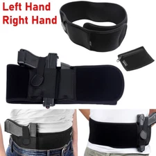 Tactical Belly Band Holster Concealed Hand Gun Carry Pistol Waist Hidden Belt US