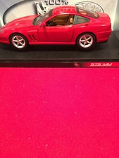 HOT WHEELS FERRARI 1:18 SCALE 575 MM WITH RARE FACTORY WARRANTY BOOKLET INCLUDED