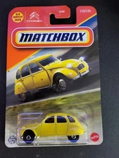 2025 Matchbox 115/125 1970 CITROEN 2CV Yellow New Model Near Mint