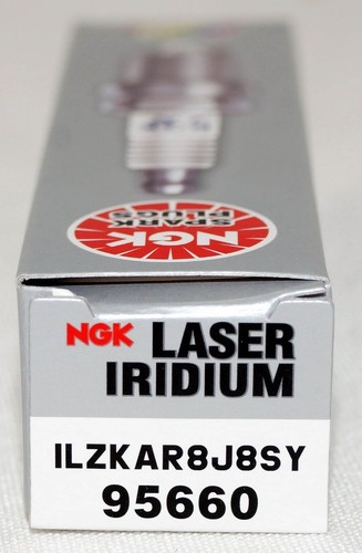 4 Pack Genuine NGK 95660 Laser Iridium Spark Plugs ILZKAR8J8SY Honda CR-V Civic - Picture 3 of 7