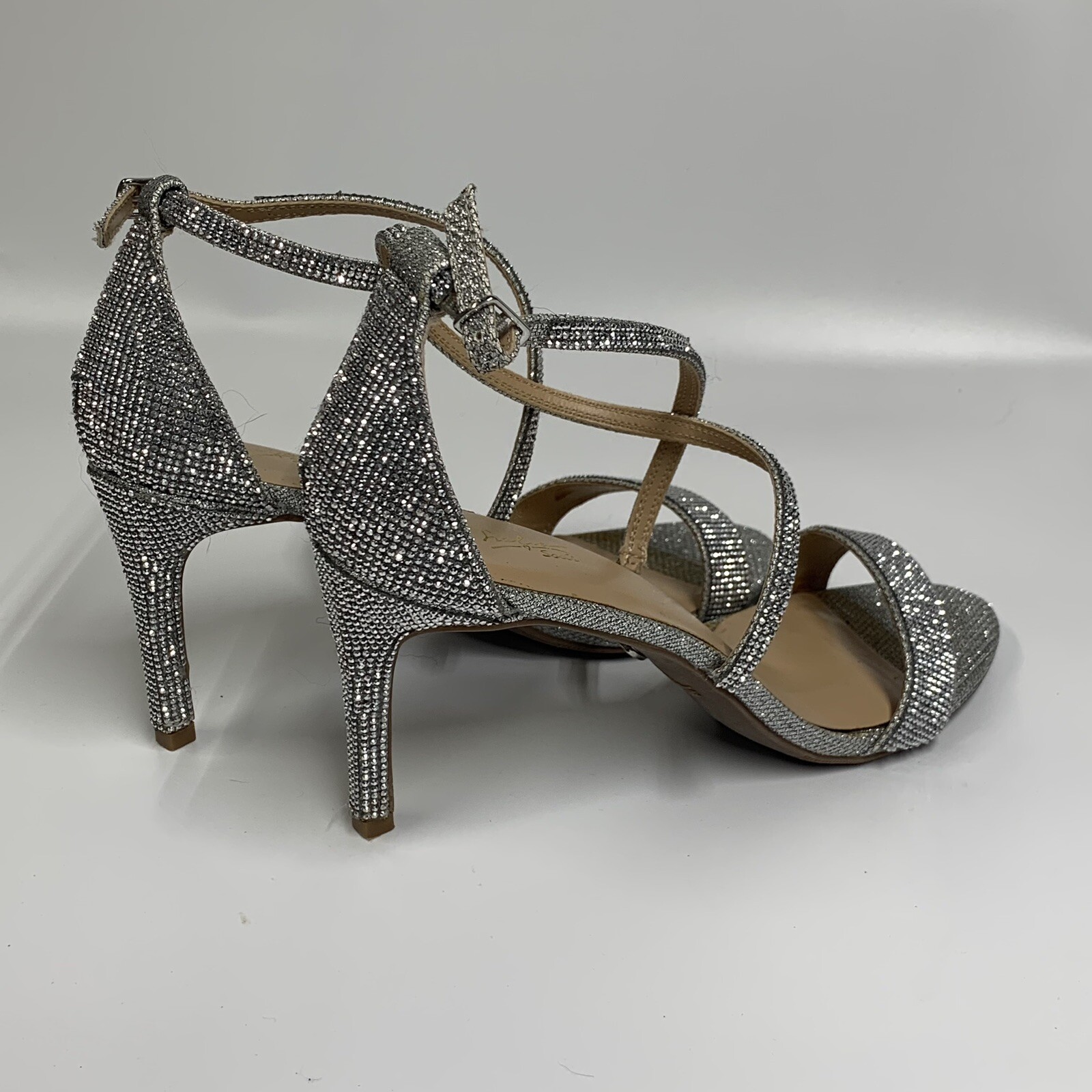 APL Scarpe sandali eleganti Thalia Sodi donna Darria strass tacco 9 M ballo matrimonio