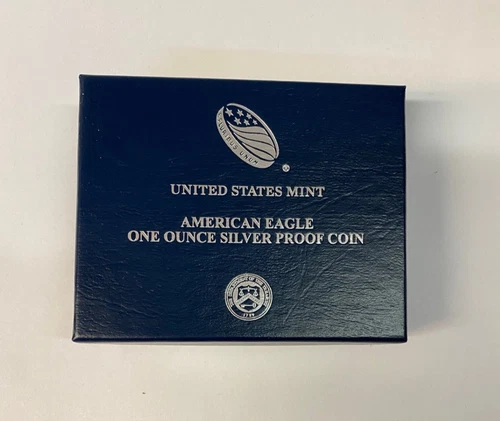 2020 - W - American Eagle Silver Dollar Proof w/Box & COA