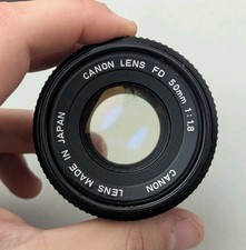 Canon FD 50mm 1:1.8 SC Manual Focus Lens for AE-1, A-1, F-1 Fungus AS/IS 