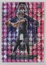 2024 Panini Mosaic Rookies Pink Camo Mosaic Prizm Devin Leary #398 1kq1