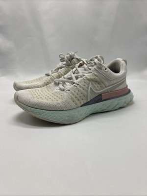 Womens 7.5 Nike React Infinity Flyknit 2 White/Multicolor Shoes CT2423-007 A