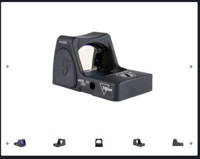 Trijicon RMR Type 2 3.25 MOA Green Dot Sight Adjustable LED (RM06-C-700800)